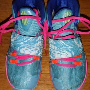 Nike Blue and Pink Athletic Shoes